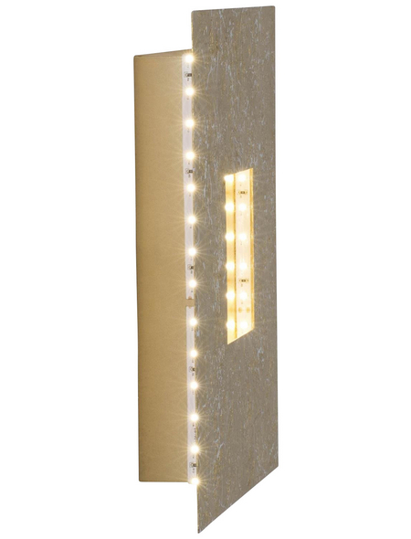 Wandleuchte weiß/goldfarben, inkl. Leuchtmittel Standard » Wandleuchten