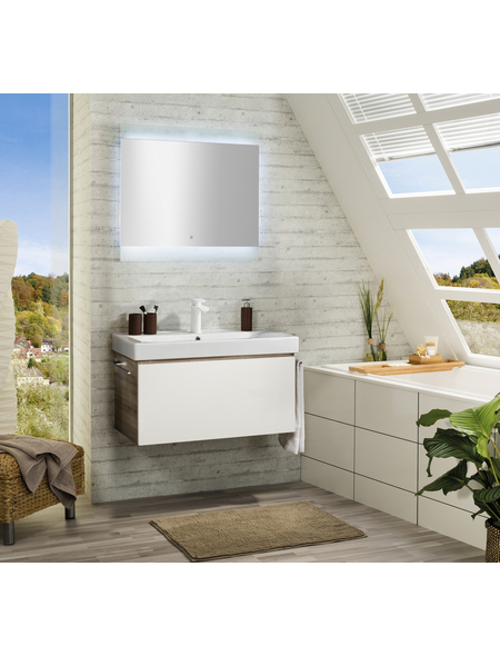 Waschbecken »Piuro«, Breite 89,5 cm Standard » Waschbecken ohne